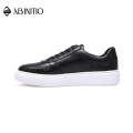 ABINITIO Chinese Popular Light Weight Black Cow Leather Casual Shoes For Men